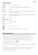 Preview for 3 page of RoMedic MiniLift125 Instructions Manual