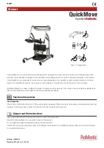 RoMedic QuickMove Product Manual предпросмотр