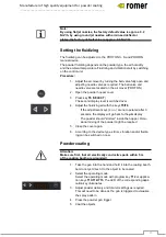 Preview for 23 page of Romer PROTON II Manual