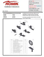 Romik RAL Installation Instructions Manual preview