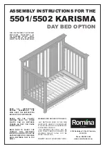 Preview for 13 page of Romina KARISMA 5501 Assembly Instructions Manual