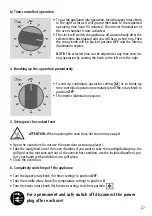 Preview for 27 page of Rommelsbacher BG 1620 Instruction Manual