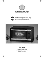 Preview for 1 page of Rommelsbacher BG 950 Instruction Manual