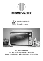 Preview for 1 page of Rommelsbacher BGS 1400 Instruction Manual