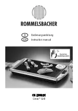 Rommelsbacher Ceran CG 2308/TC Instruction Manual preview