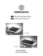 Предварительный просмотр 1 страницы Rommelsbacher Ceran CT 1810 Instruction Manual