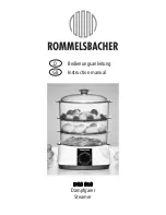Rommelsbacher DGS 850 Instruction Manual preview