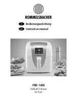 Rommelsbacher FRH 1400 Instruction Manual preview