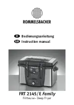 Preview for 1 page of Rommelsbacher FRT 2145/E Series Instruction Manual