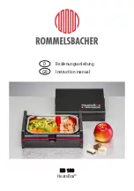 Preview for 1 page of Rommelsbacher HeatsBox HB 100 Instruction Manual