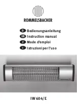 Rommelsbacher IW 604/E Instruction Manual preview