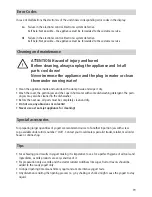 Preview for 19 page of Rommelsbacher JG 40 Instruction Manual