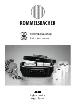 Preview for 1 page of Rommelsbacher JG 60 Instruction Manual