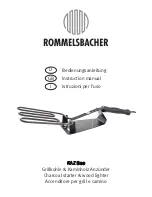 Rommelsbacher KAZ 800 Instruction Manual preview