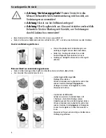 Preview for 8 page of Rommelsbacher MX 850 Instruction Manual