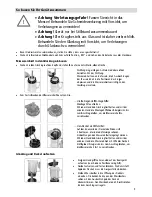 Preview for 9 page of Rommelsbacher MX 850 Instruction Manual