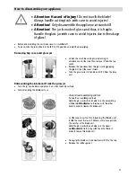 Preview for 21 page of Rommelsbacher MX 850 Instruction Manual