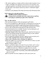 Preview for 19 page of Rommelsbacher RC 1600 Instruction Manual