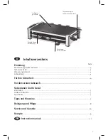 Preview for 3 page of Rommelsbacher RCC 1000 Instruction Manual