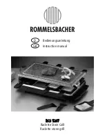 Preview for 1 page of Rommelsbacher RCS 1207 Instruction Manual