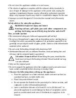 Preview for 13 page of Rommelsbacher RCS 1207 Instruction Manual