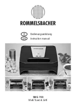 Rommelsbacher SWG 700 Instruction Manual preview