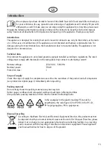 Preview for 15 page of Rommelsbacher SWG 700 Instruction Manual