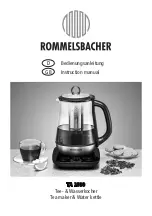 Rommelsbacher TA 2000 Instruction Manual preview