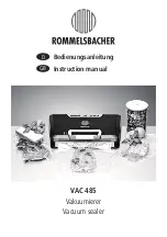 Rommelsbacher VAC 485 Instruction Manual preview
