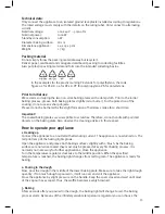 Preview for 13 page of Rommelsbacher WA 1000/E Instruction Manual