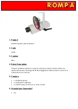 Preview for 7 page of Rompa 100 LED Mini Projector Manual