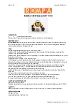Rompa BUMBLE BEE MASSAGER 19189 Quick Start Manual preview