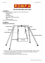 Предварительный просмотр 1 страницы Rompa Deluxe Vestibulator 19201 Manual