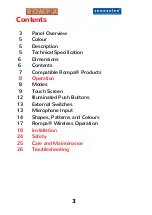 Preview for 3 page of Rompa Snoezelen Multifinity Explorer Instruction Manual