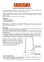 Предварительный просмотр 3 страницы Rompa SOUTHPAW GLIDER BOLSTER 18463 Assembly Instructions Manual