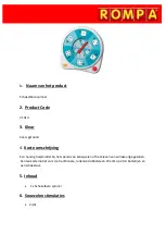 Предварительный просмотр 5 страницы Rompa Switch-Activated Spinner Manual