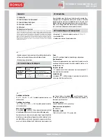 Preview for 2 page of Romus 93232 Operating Manual