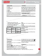 Preview for 6 page of Romus 93232 Operating Manual