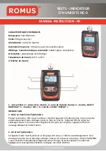 Preview for 1 page of Romus 93271 Manual Instruction