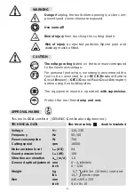 Preview for 10 page of Romus LEISTER GROOVER Operating Instructions Manual