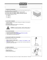 Preview for 8 page of Romus sandy 2 CM33-43 F Use And Maintenance Manual