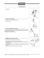 Preview for 9 page of Romus sandy 2 CM33-43 F Use And Maintenance Manual