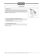 Preview for 16 page of Romus sandy 2 CM33-43 F Use And Maintenance Manual