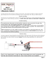 Preview for 1 page of Ron Francis Wiring MS-11 Instructions