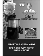 Ron Popeil 5in1 Fryer Instructions Manual preview