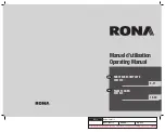 Rona 2001573 Operating Manual preview