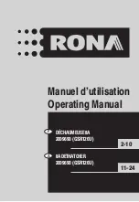 Предварительный просмотр 1 страницы Rona 2009690 Operating Manual