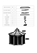 Preview for 3 page of Rona Alton L-GZ324PST-1A Assembly Instruction Manual