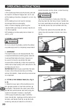 Preview for 20 page of Rona CLM46NU Operating Manual