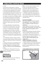 Preview for 24 page of Rona CLM46NU Operating Manual